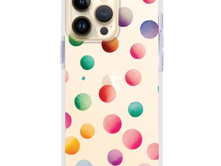 Watercolour Polka Dot iPhone 13 Pro Ultra Shockproof Case Cheap