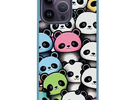 Cute Pandas iPhone 14 Pro Impact Guard Bumper Case Supply