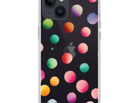 Watercolour Polka Dot iPhone 14 Ultra Clear Case For Cheap