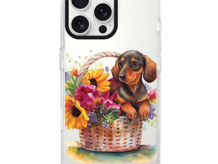 Floral & Dog iPhone Ultra Clear Case For Discount