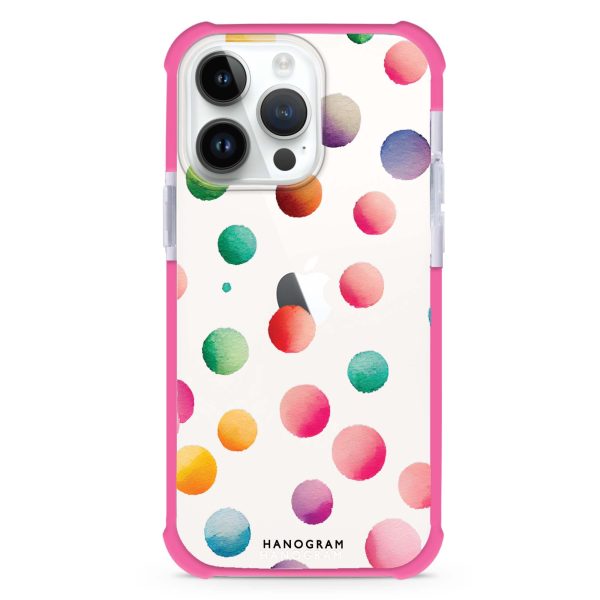 Watercolour Polka Dot iPhone 13 Pro Ultra Shockproof Case Cheap