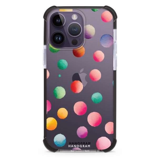 Watercolour Polka Dot iPhone 13 Pro Ultra Shockproof Case Cheap