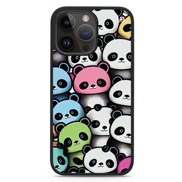 Cute Pandas iPhone 14 Pro MagSafe Compatible Impact Guard Bumper Case Online Hot Sale