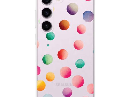 Watercolour Polka Dot Samsung Galaxy Ultra Clear Case For Discount