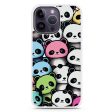 Cute Pandas iPhone 14 Pro Max Impact Guard Bumper Case Sale