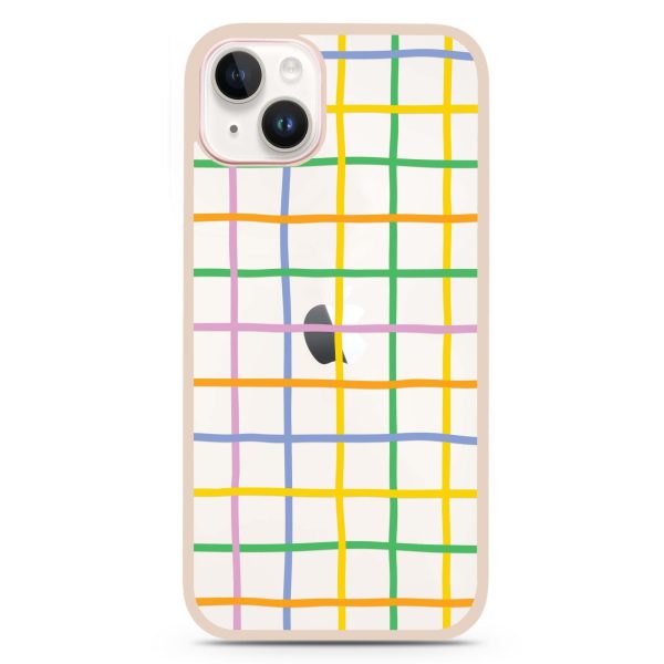 Abstract Doodles Pattern iPhone 15 Impact Guard Bumper Case Online now