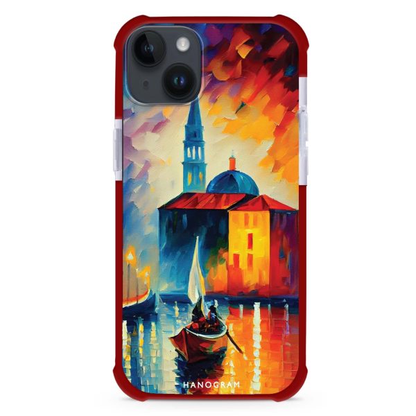 A Boat in Italy iPhone 14 MagSafe Compatible Ultra Shockproof Case Fashion