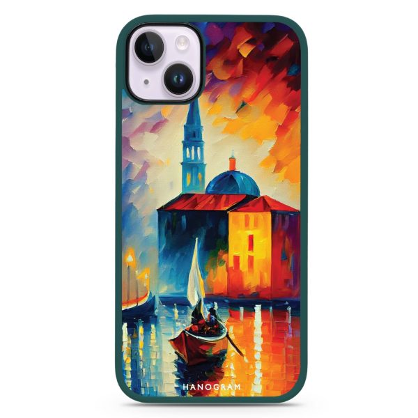 A Boat in Italy iPhone 14 Plus Impact Guard Bumper Case Discount