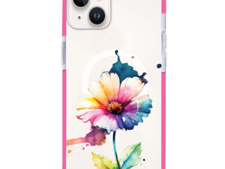 A Beautiful Flower iPhone 14 Plus MagSafe Compatible Ultra Shockproof Case Cheap