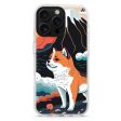 Shiba Inu with Fuji Mountain MagSafe Compatible Ultra Clear Case Cheap