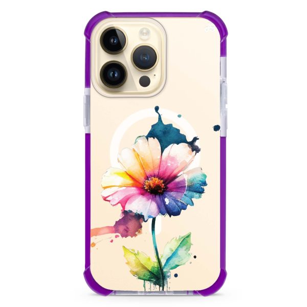 A Beautiful Flower iPhone 14 Pro MagSafe Compatible Ultra Shockproof Case Cheap