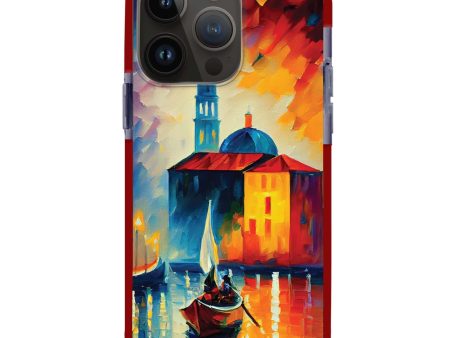 A Boat in Italy iPhone 13 Pro Ultra Shockproof Case For Cheap