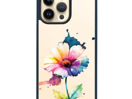 A Beautiful Flower iPhone 15 Pro Impact Guard Bumper Case Hot on Sale