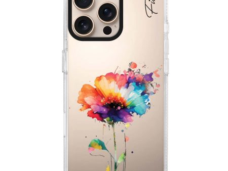 A Beautiful Watercolour Flower iPhone Ultra Clear Case Hot on Sale