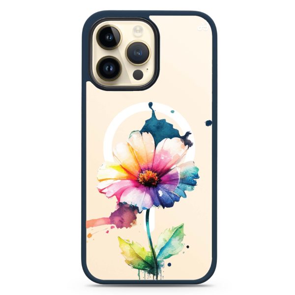 A Beautiful Flower iPhone 14 Pro MagSafe Compatible Impact Guard Bumper Case For Sale