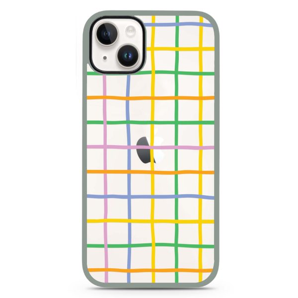 Abstract Doodles Pattern iPhone 15 Impact Guard Bumper Case Online now