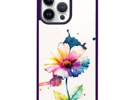 A Beautiful Flower iPhone 14 Pro Impact Guard Bumper Case For Discount