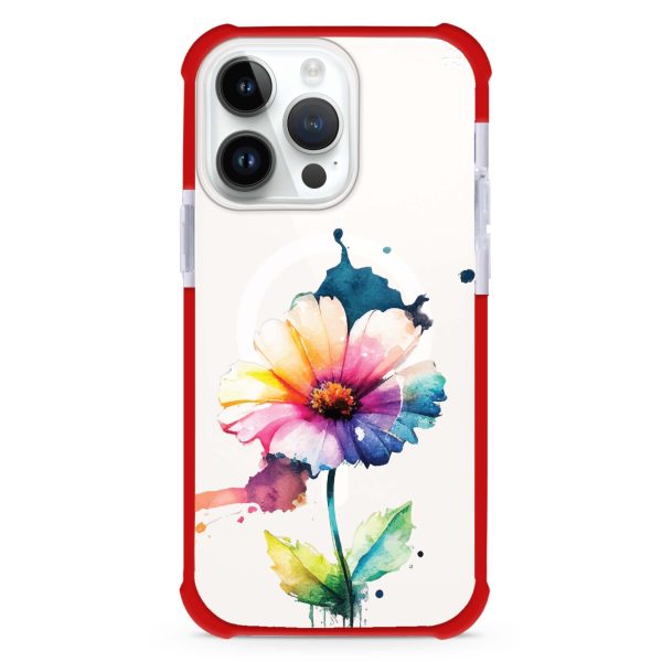 A Beautiful Flower iPhone 14 Pro MagSafe Compatible Ultra Shockproof Case Cheap