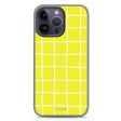 Yellow Checked Pattern Impact Guard Bumper Case on Sale