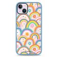 Colourful Rainbow Floral iPhone 15 Plus Impact Guard Bumper Case on Sale