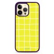 Yellow Checked Pattern Impact Guard Bumper Case on Sale