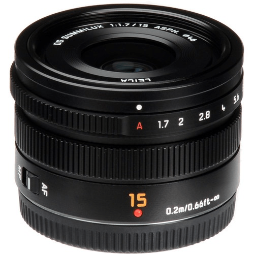 Panasonic Lumix G Leica DG Summilux 15mm f 1.7 ASPH Lens Fashion