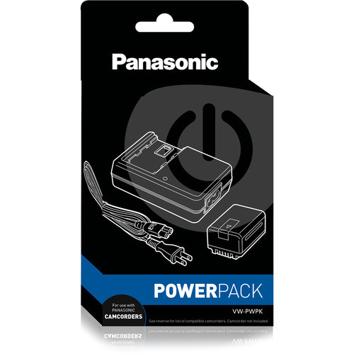 Panasonic VW-PWPK Battery and Charger Kit for Camcorders Fashion