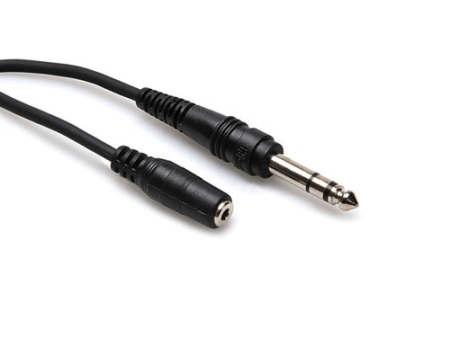 Hosa Technology Stereo Mini Female to Stereo 1 4  Male Headphone Extension Cable - 10 Online Sale