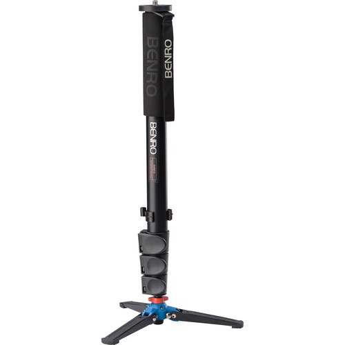 Benro A48FD Series 4 Aluminum Monopod with 3-Leg Locking Base on Sale