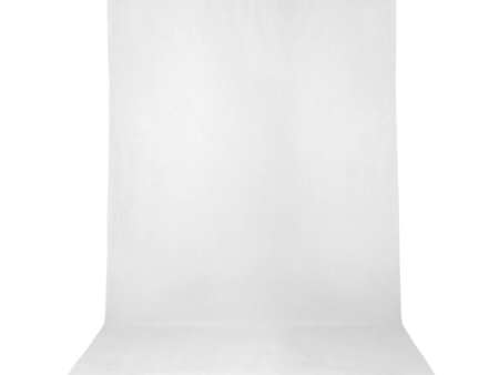 Promaster Wrinkle Resistant Backdrop 10x20 - White Online now