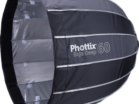 Phottix Raja Deep Quick-Folding Softbox 24  (60cm) With Bowens Style S-mount Online