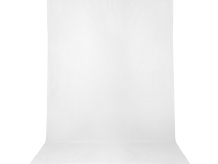 Promaster Wrinkle Resistant Backdrop 5x9 - White Online now