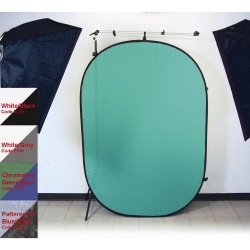 Promaster 6x7 Pop-Up Background - Green Blue Online Sale