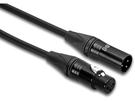 Hosa Technology 3-Pin XLR Male to 3-Pin XLR Female (20 Gauge) Balanced Microphone Cable - 50 Hot on Sale