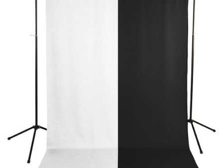 Savage Economy Background Kit 5x9’ (White and Black Backdrops) Online now